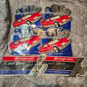 Vintage Snap-on Tools Stickers Decals Bundle Lot of 6 Automotive Mechanic